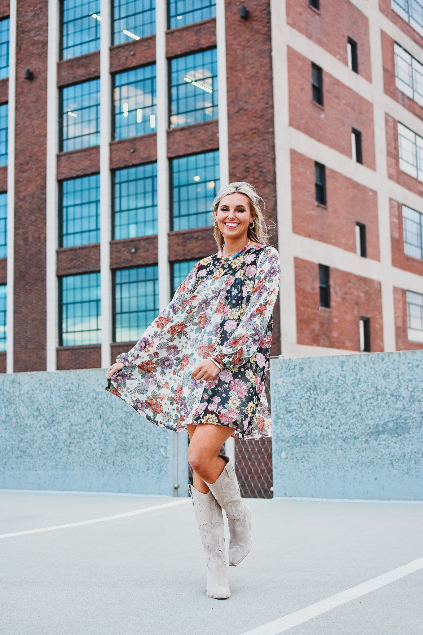 Laura Floral Mini Dress