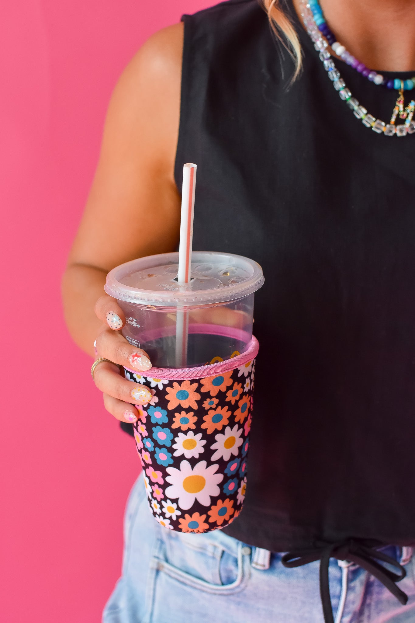 Coffee Sleeve- Darling Daisy