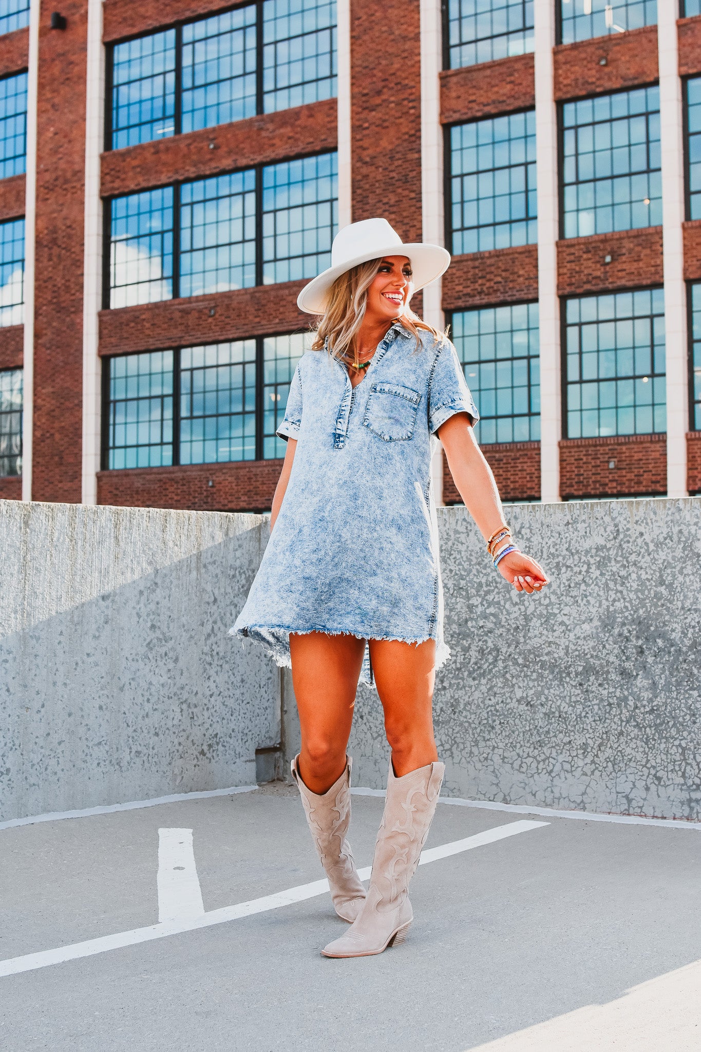 Chandler Denim Dress