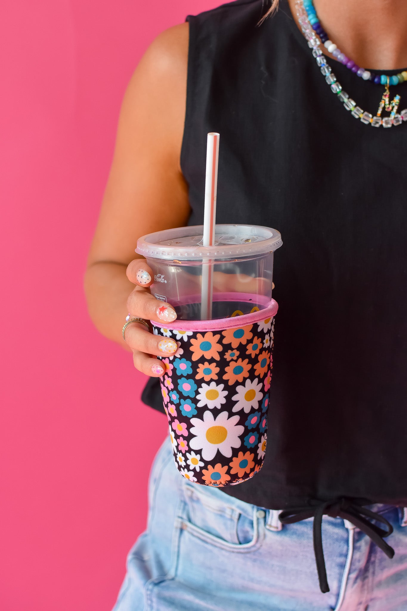 Coffee Sleeve- Darling Daisy