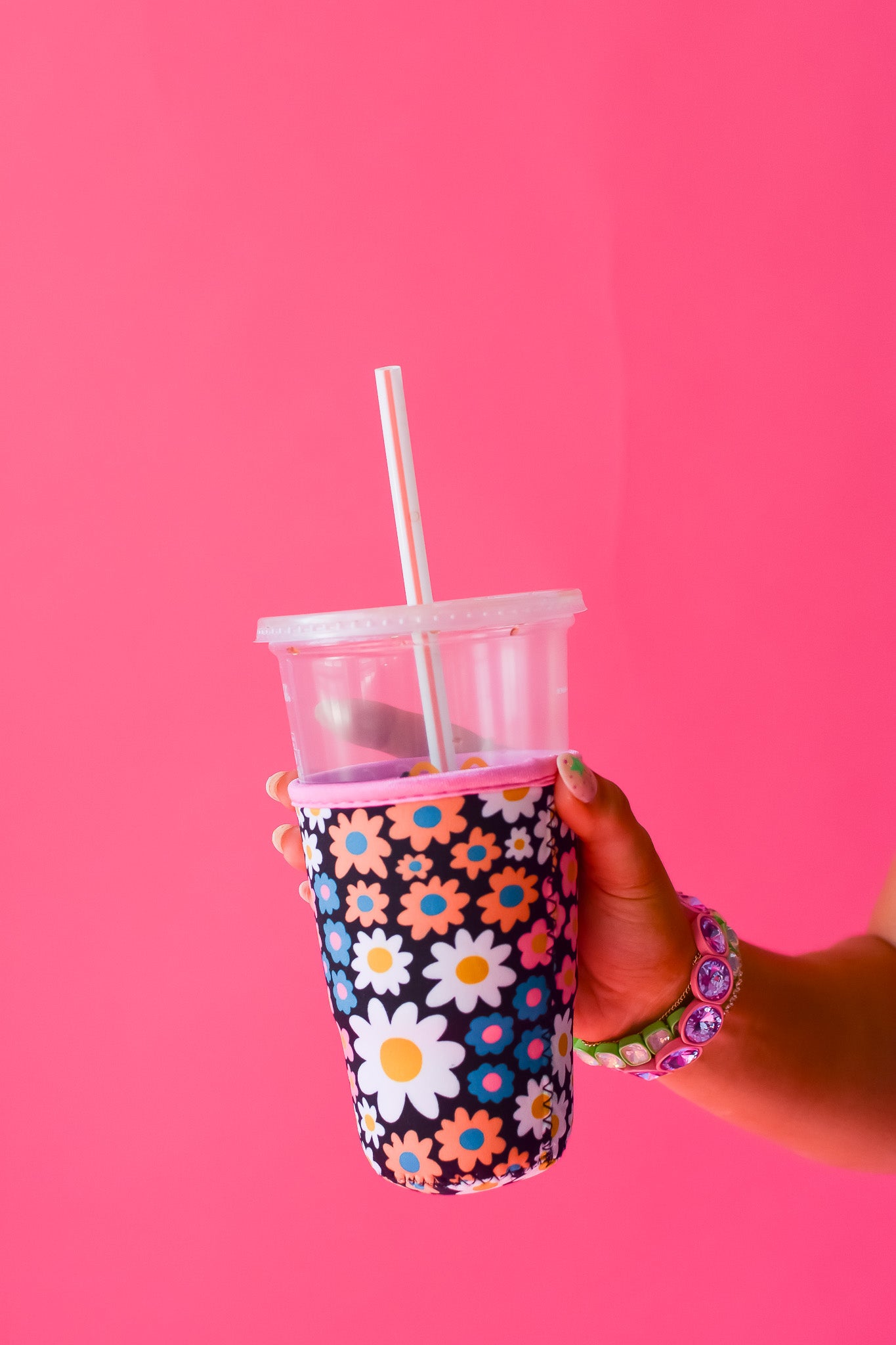 Coffee Sleeve- Darling Daisy