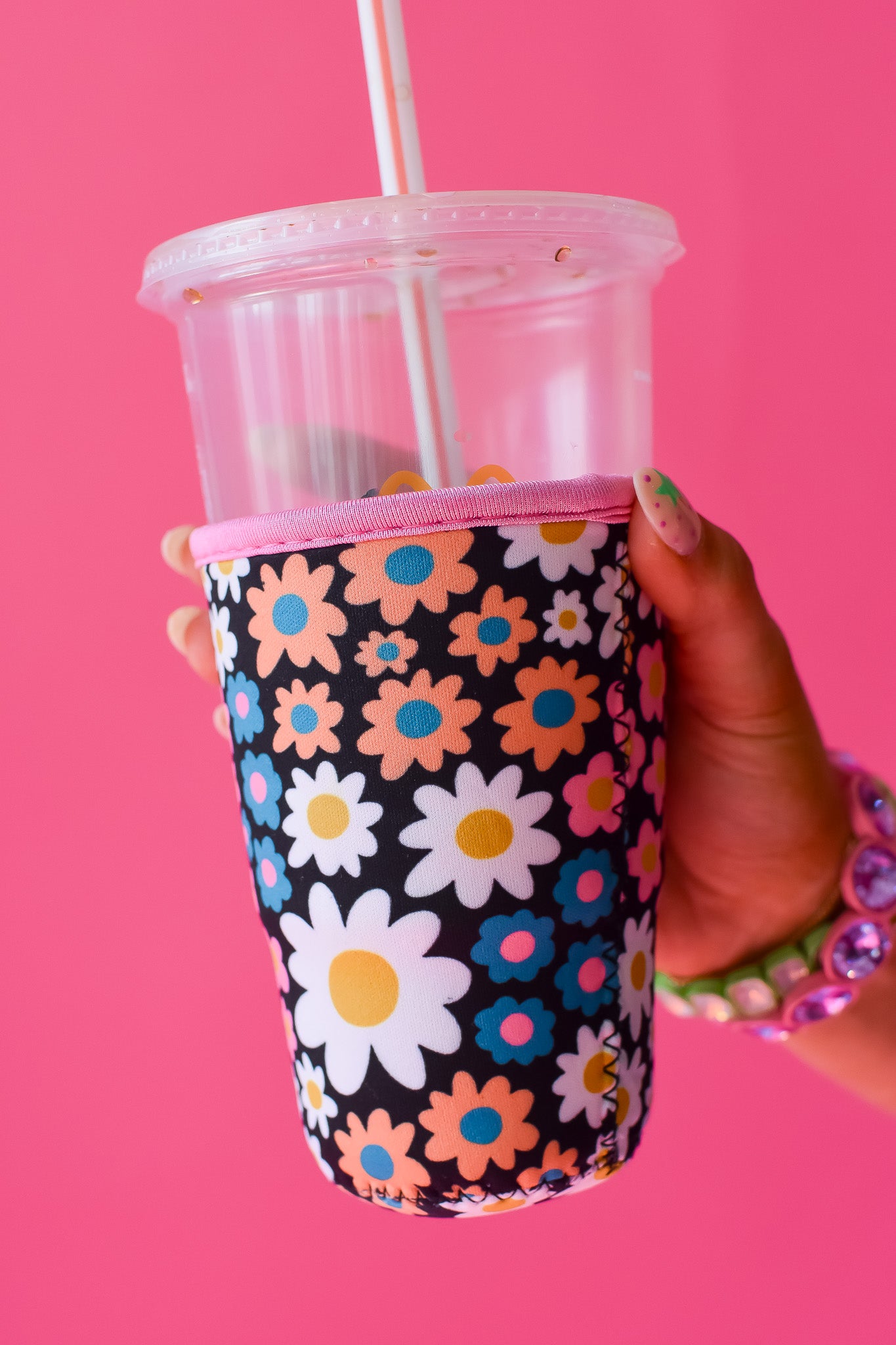 Coffee Sleeve- Darling Daisy