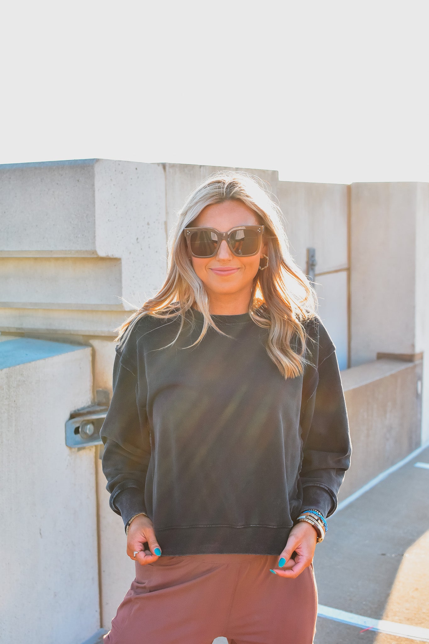Wells Sweatshirt in Black