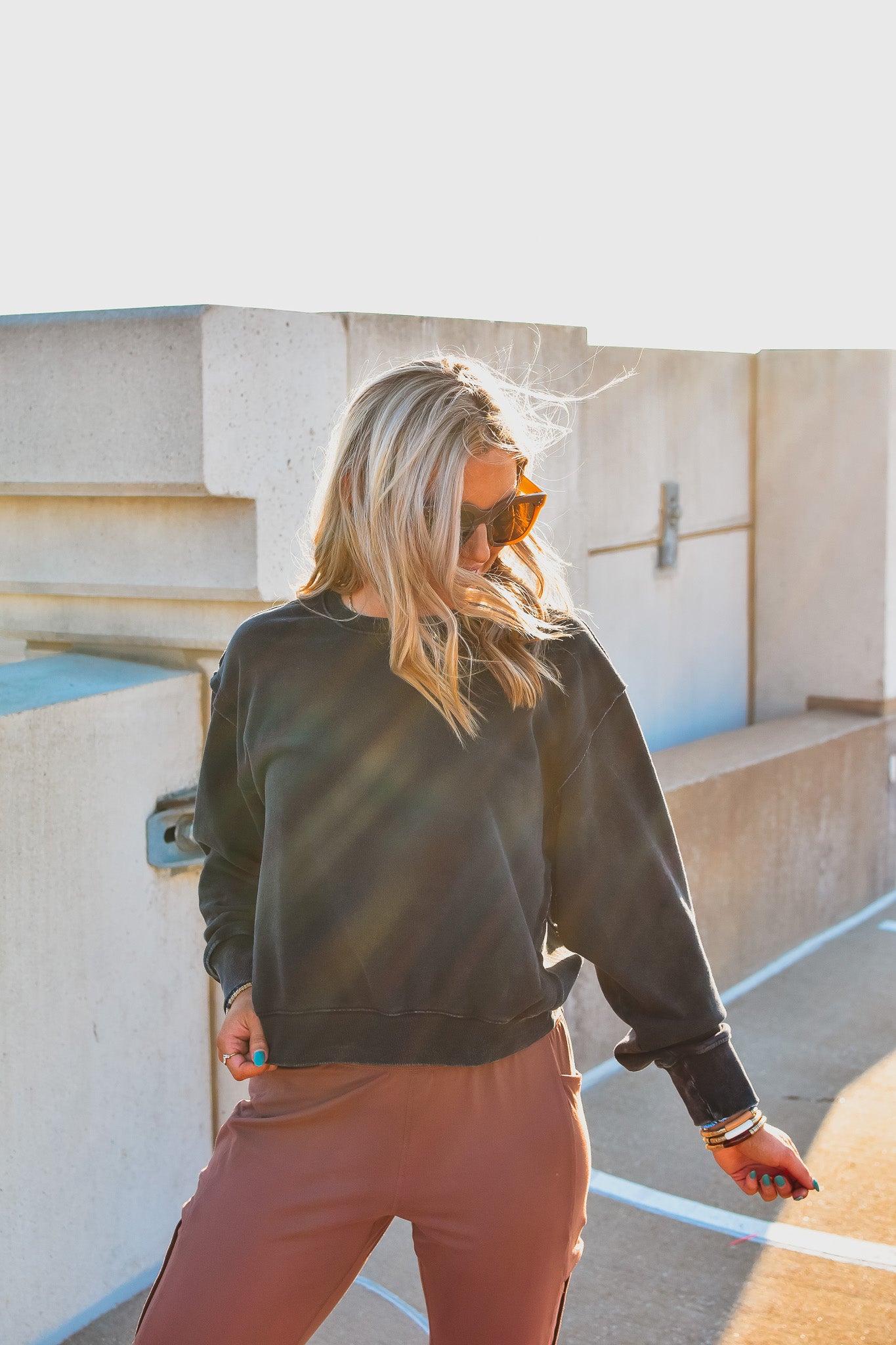 Wells Sweatshirt in Black