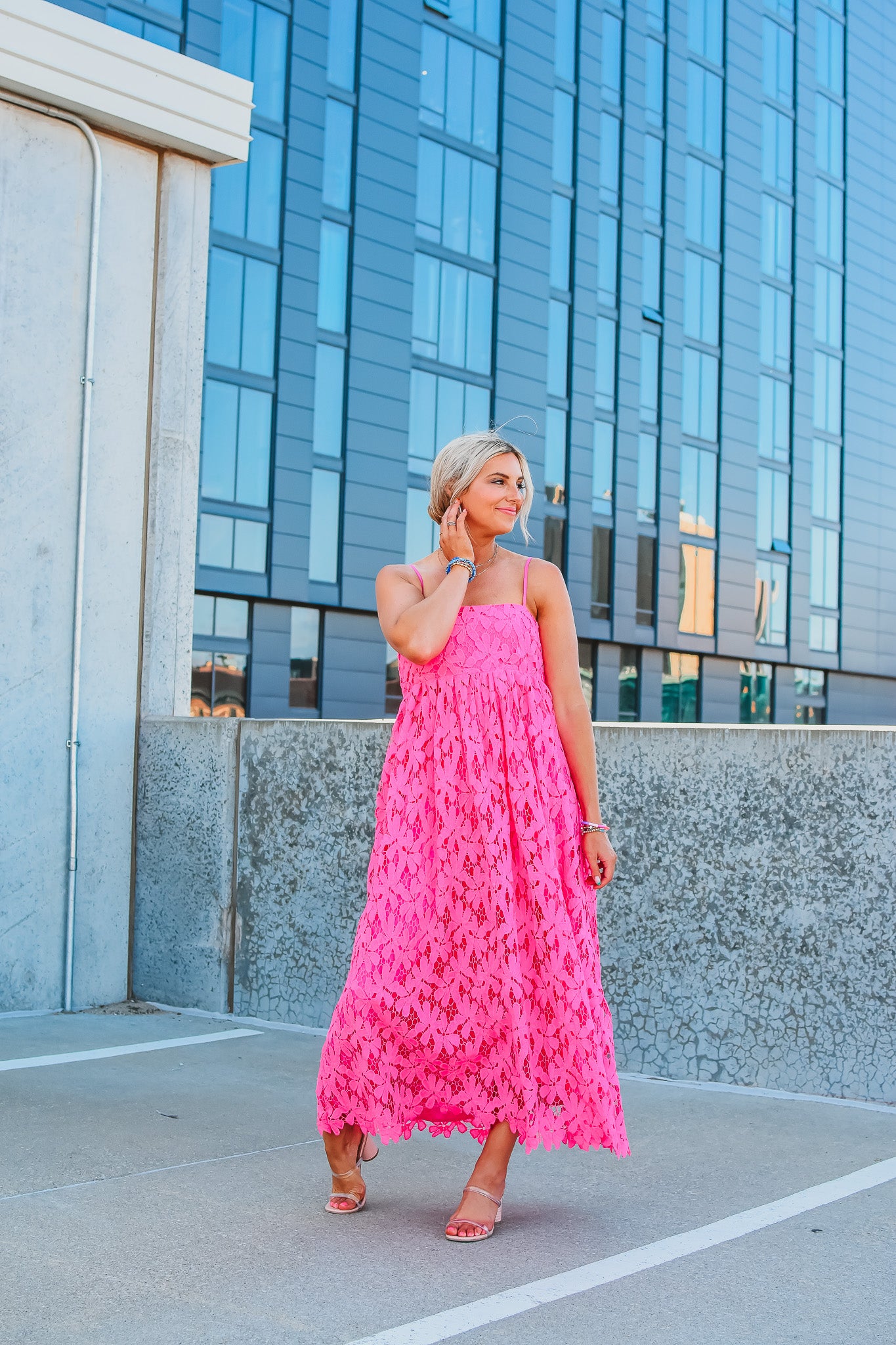 Tiana Lace Midi Dress