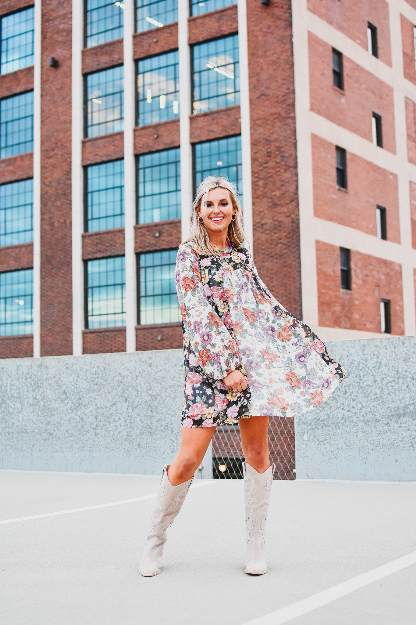 Laura Floral Mini Dress