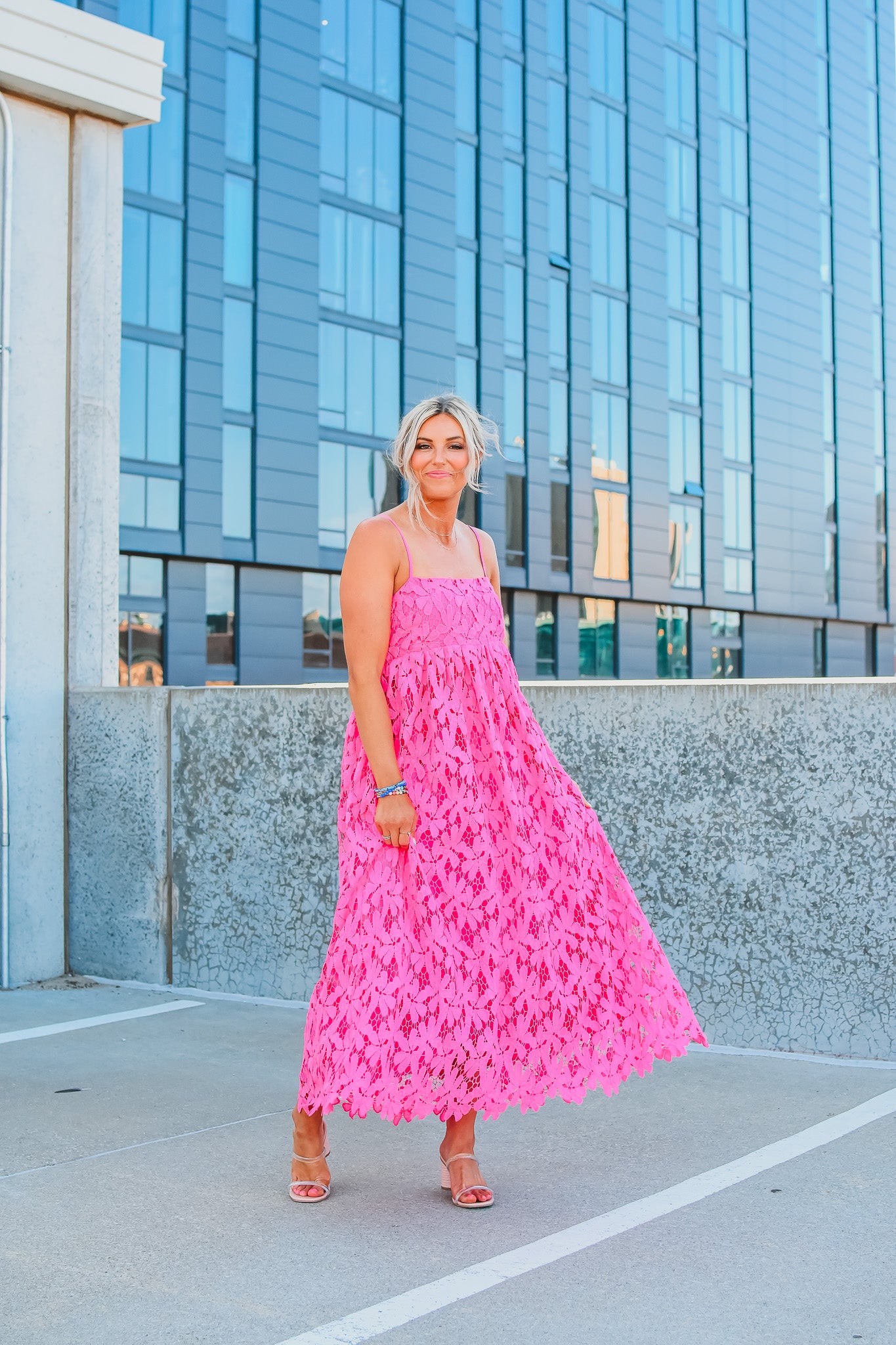 Tiana Lace Midi Dress