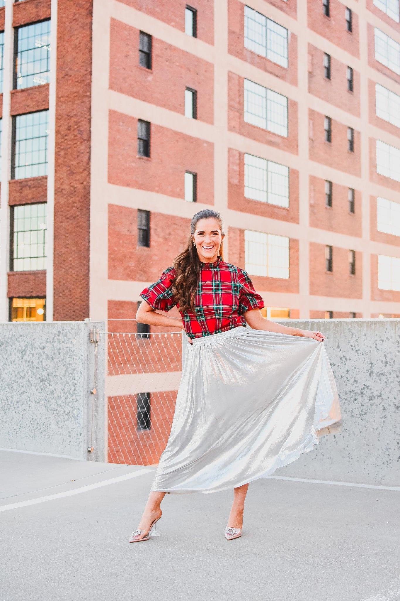 Scottie Plaid Top