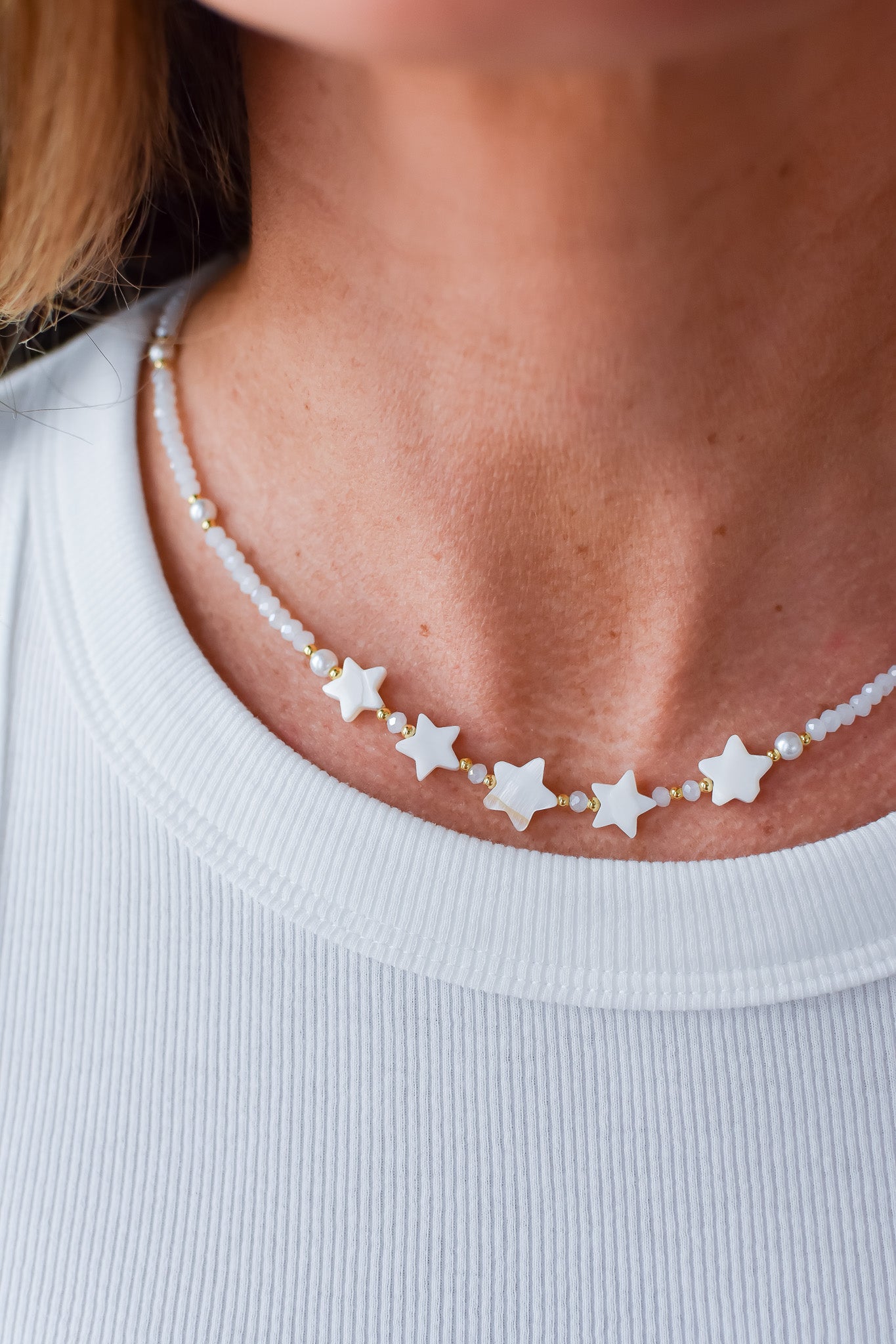 Happy Stars Beaded Necklace *RESTOCK*