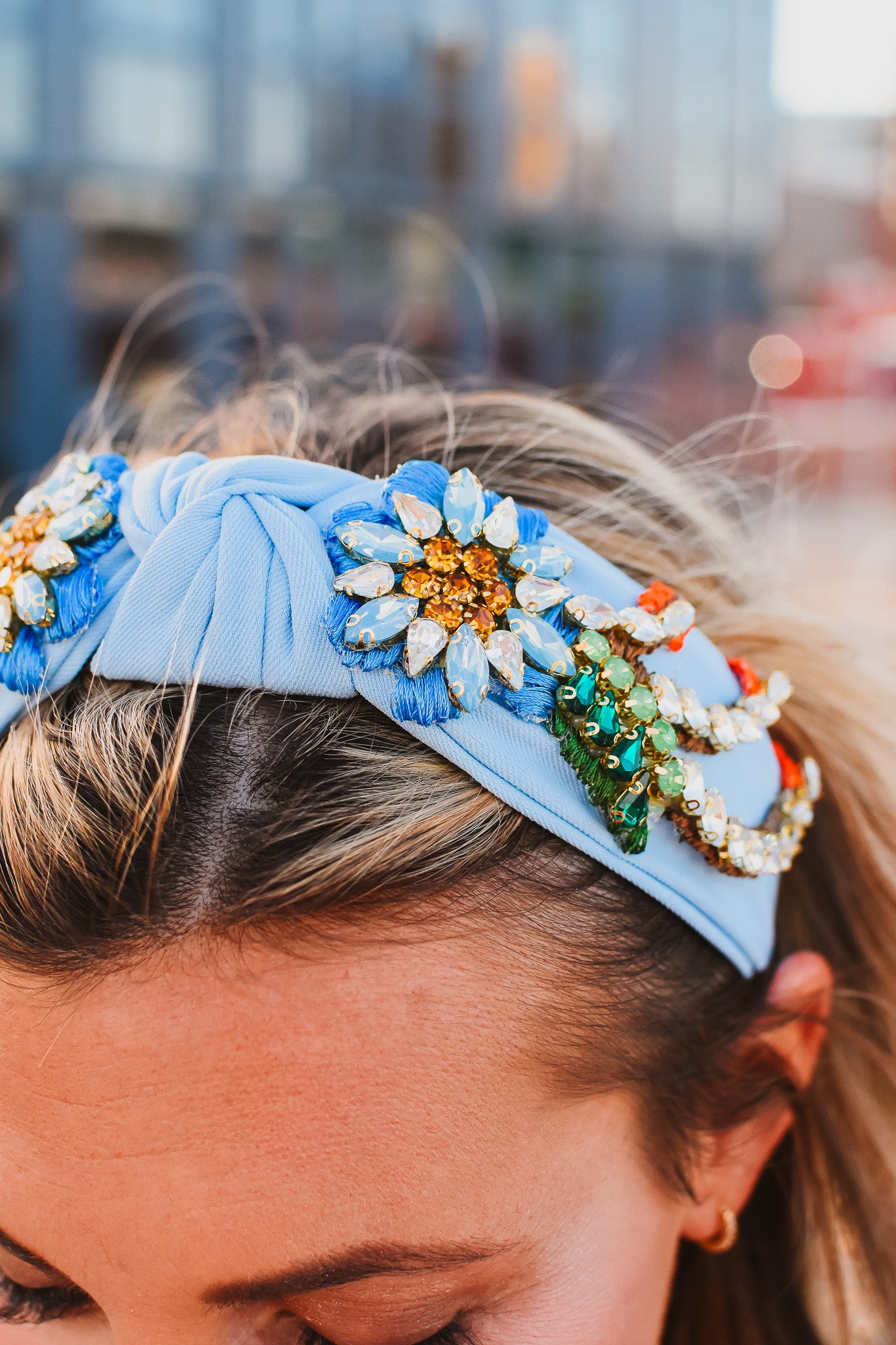 Blair Headband in Light Blue - RESTOCK