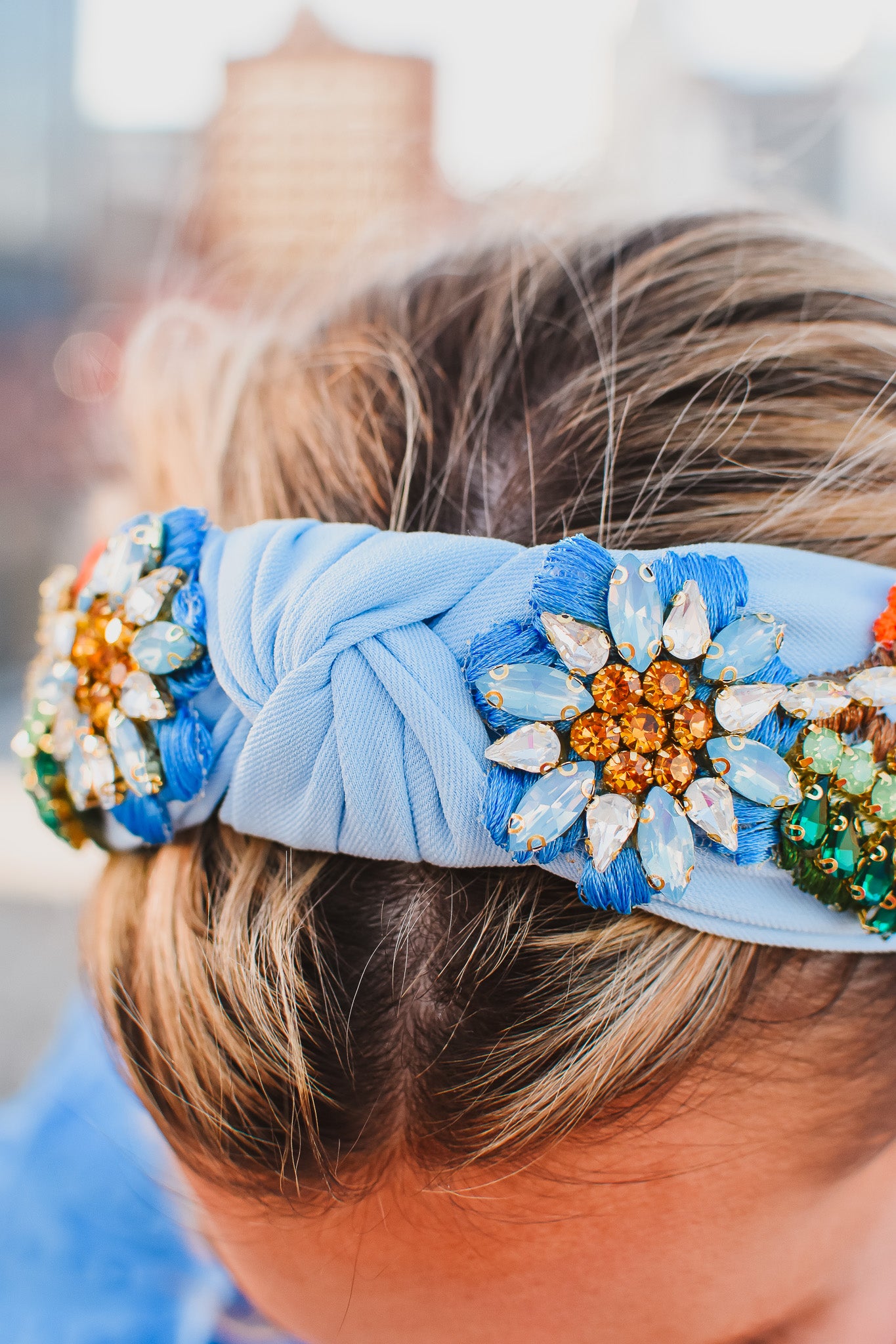 Blair Headband in Light Blue - RESTOCK