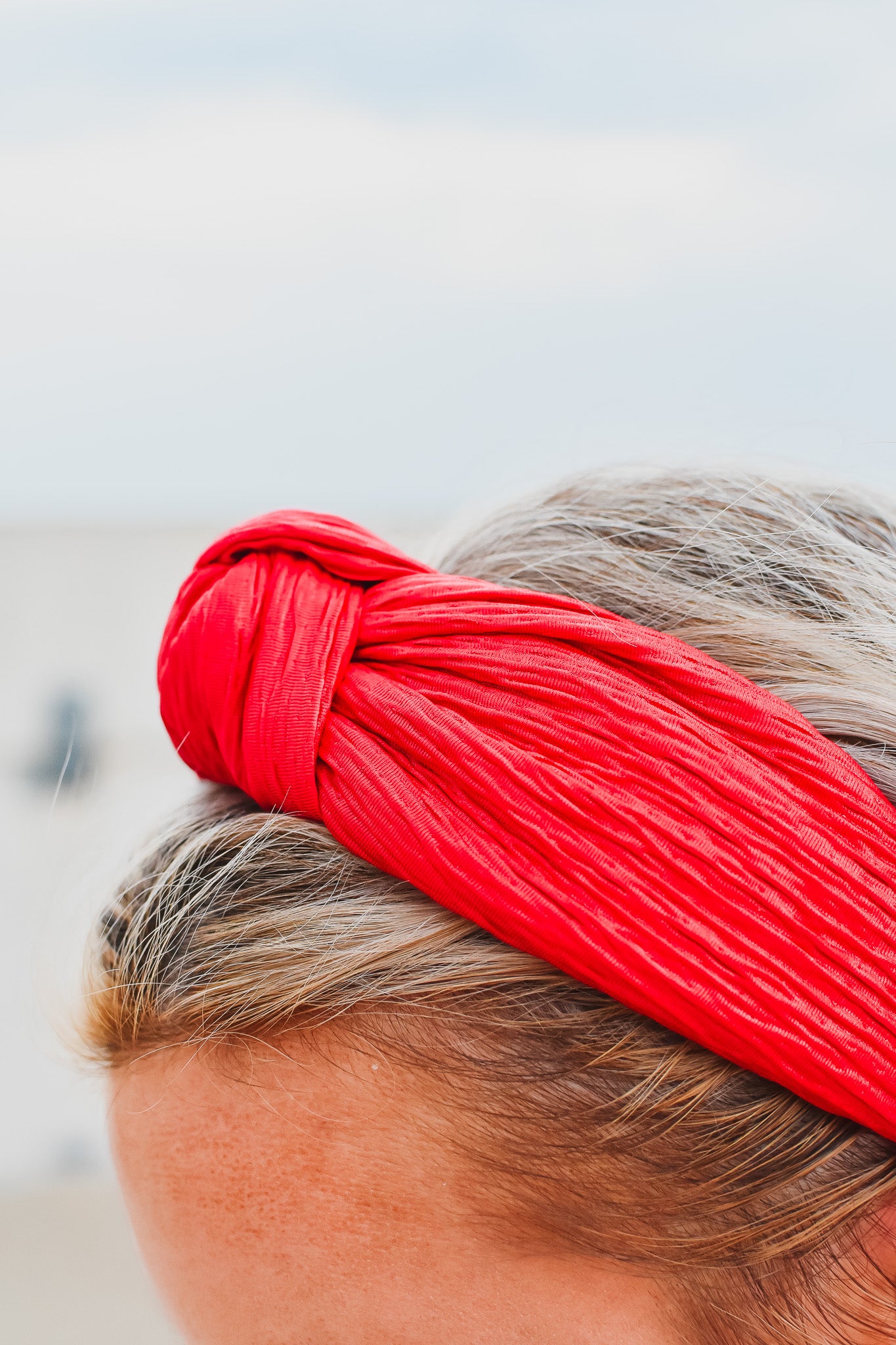 Red Muslin Headband