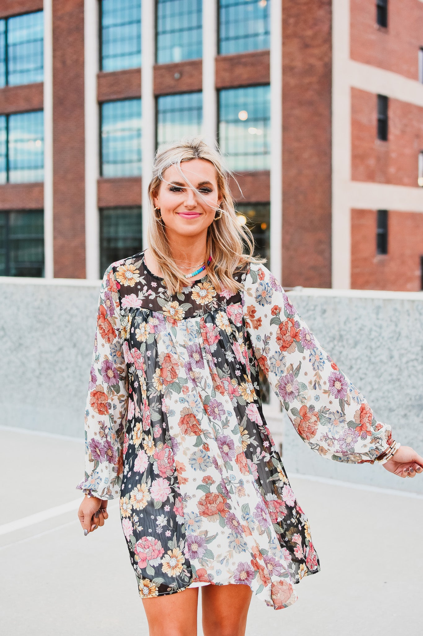 Laura Floral Mini Dress