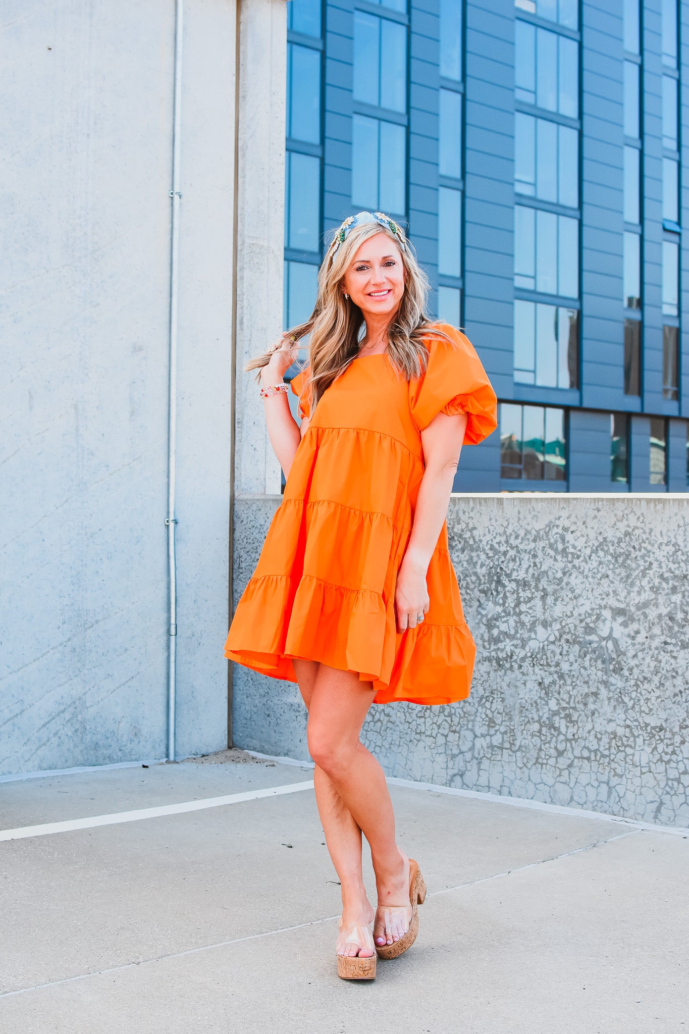 Zahra Puff Sleeve Mini Dress