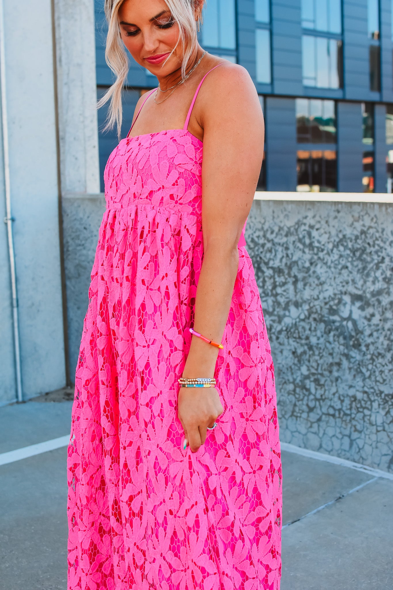 Tiana Lace Midi Dress