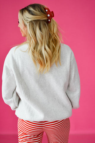 Merry Everything Embroidered Sweatshirt