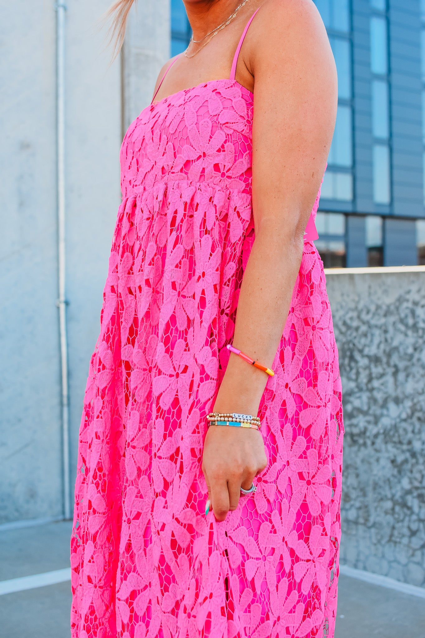 Tiana Lace Midi Dress