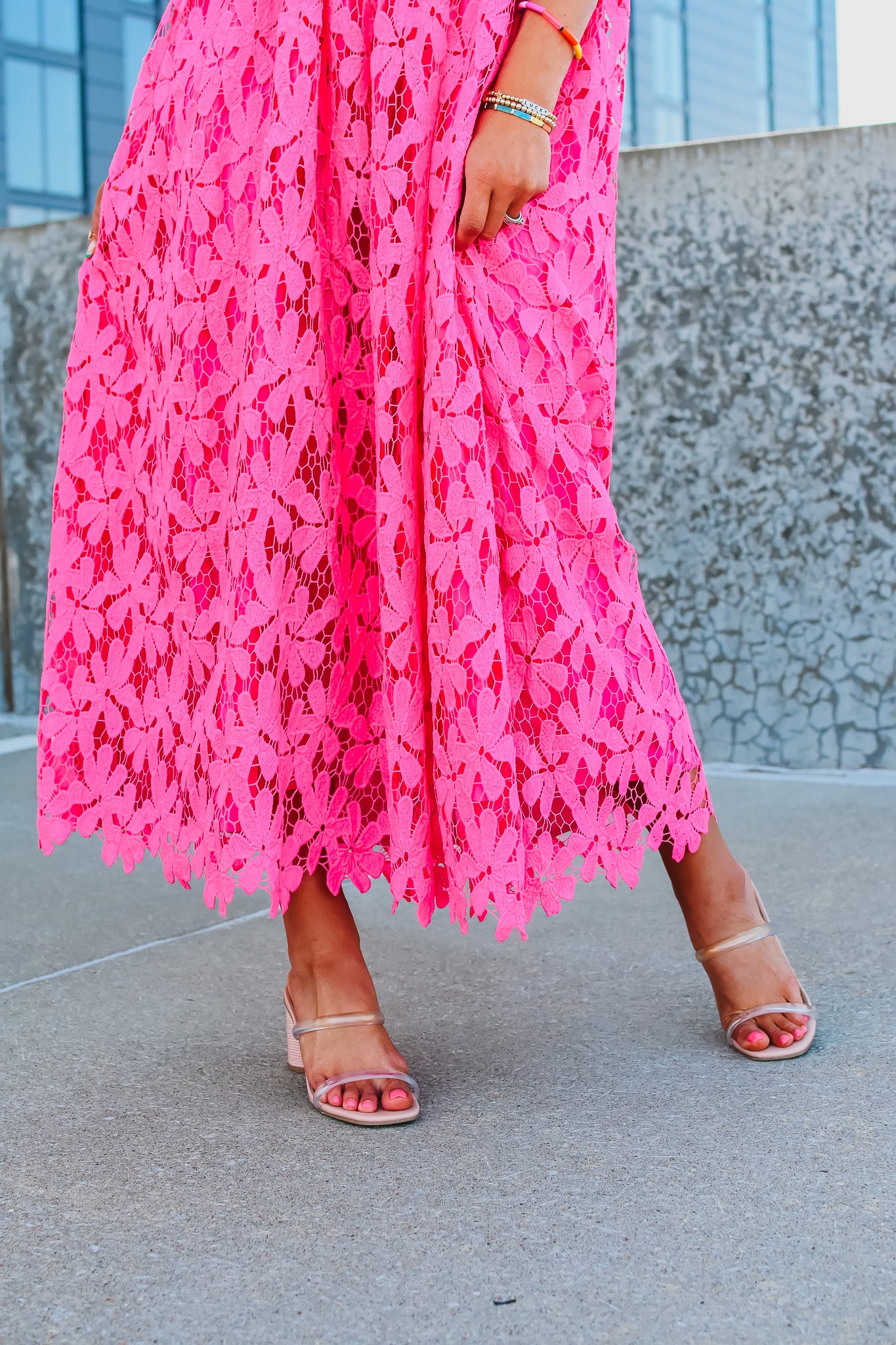 Tiana Lace Midi Dress