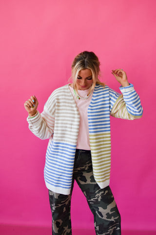 Lyssa Stripe Cardigan