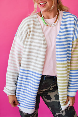 Lyssa Stripe Cardigan