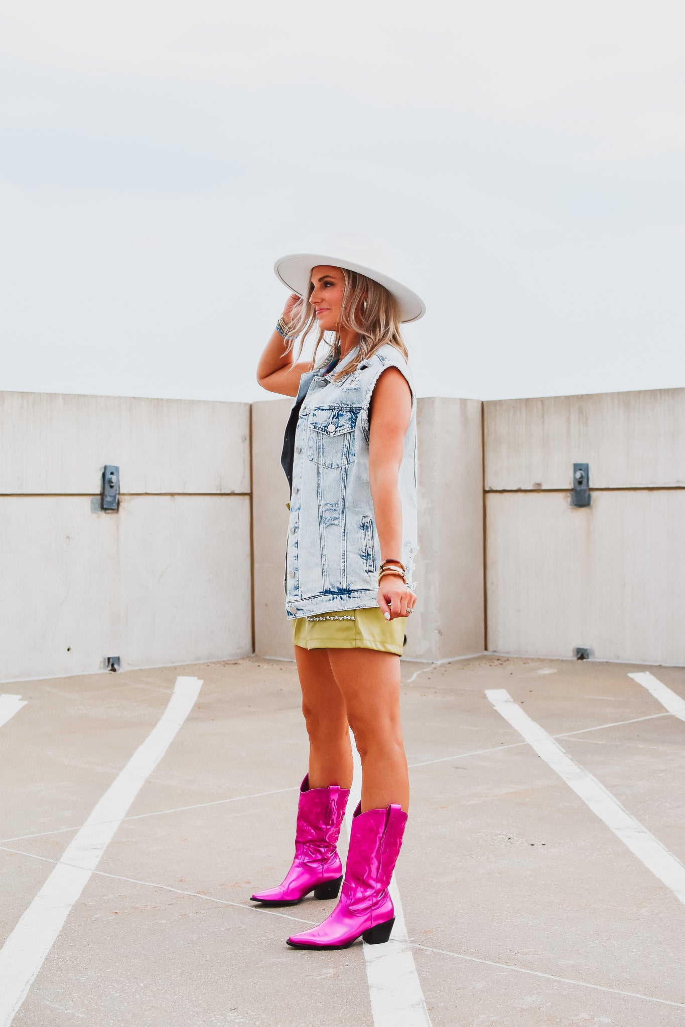 Marley Oversized Denim Vest