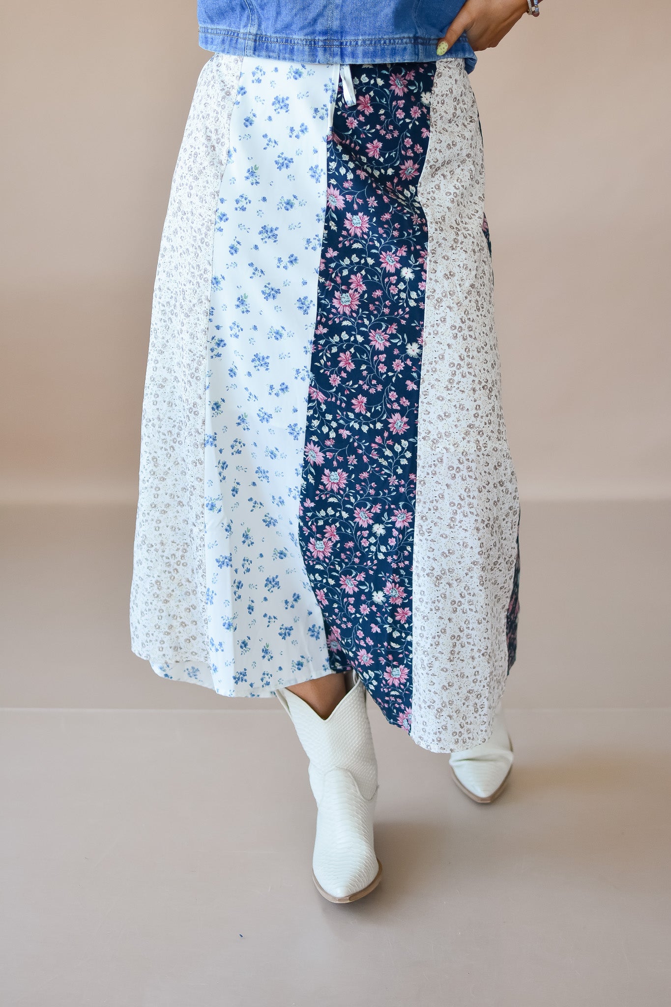 Laura Floral Midi Skirt