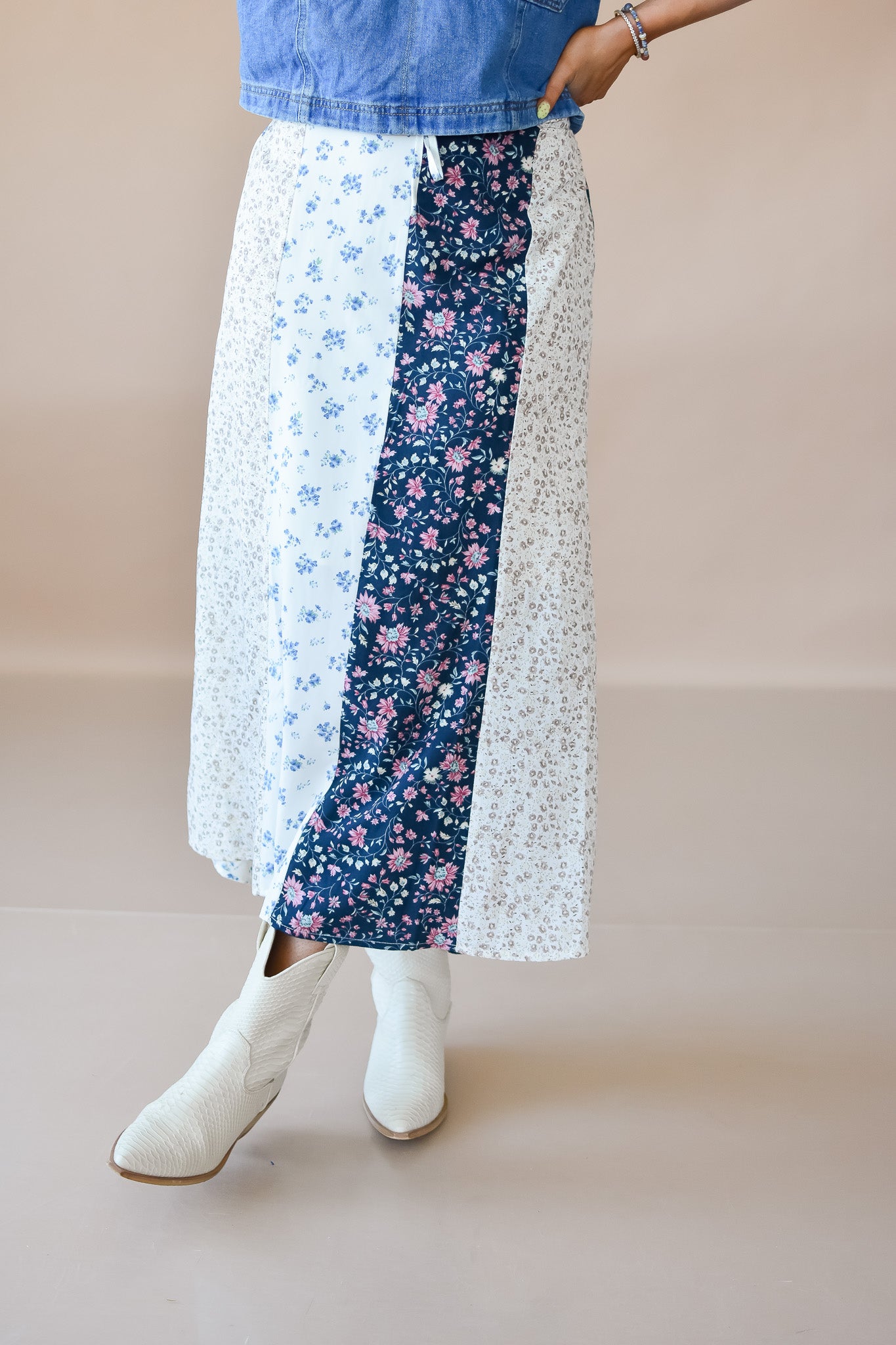 Laura Floral Midi Skirt