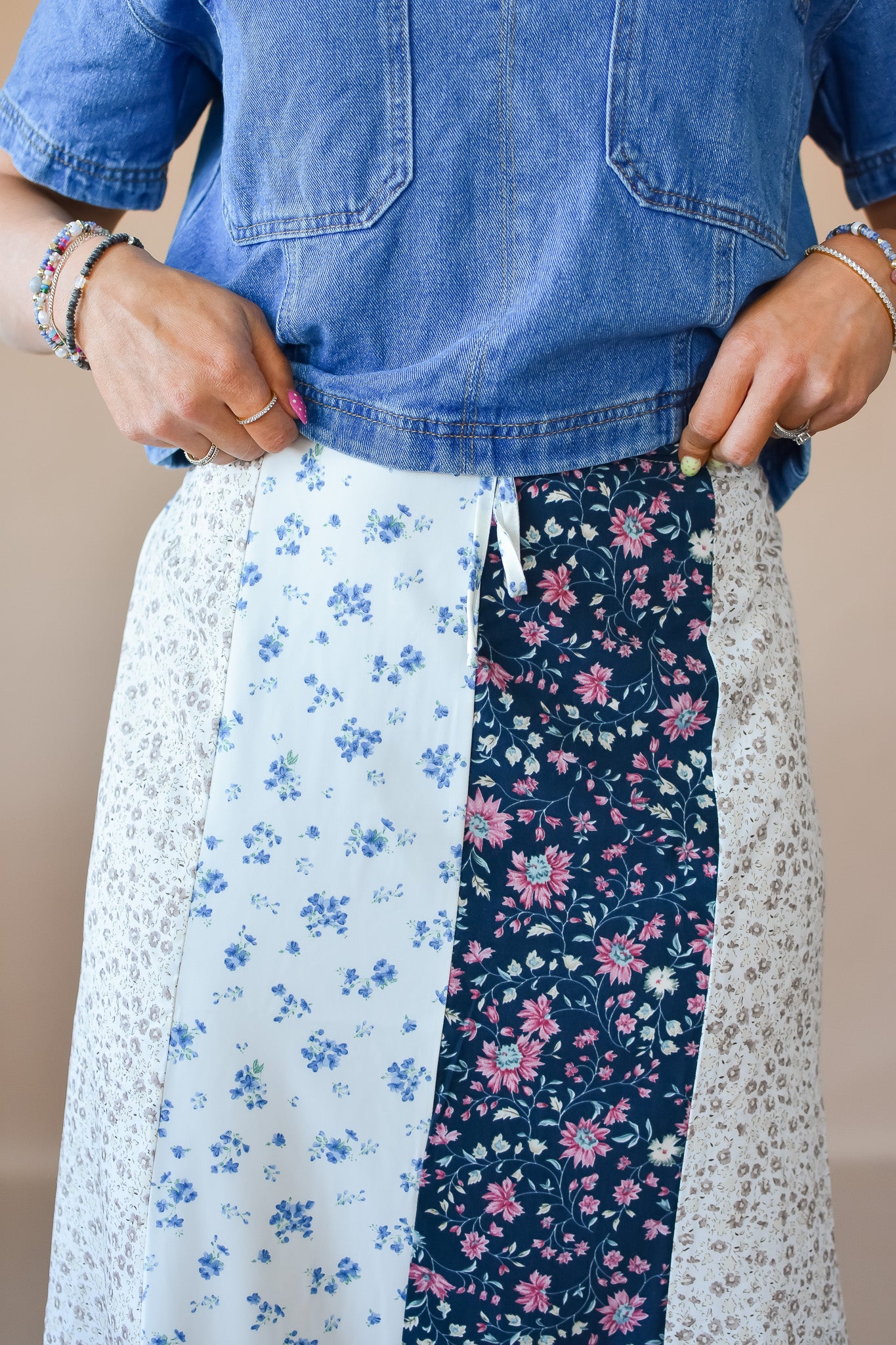 Laura Floral Midi Skirt