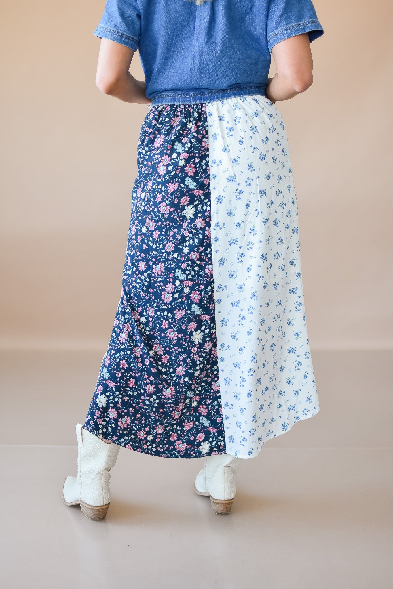 Laura Floral Midi Skirt