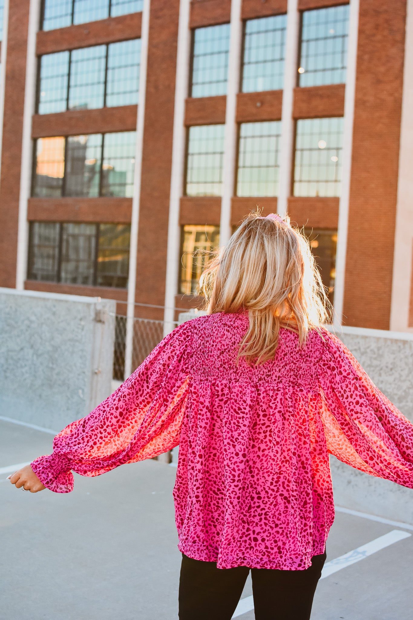 Ebby Leopard Top