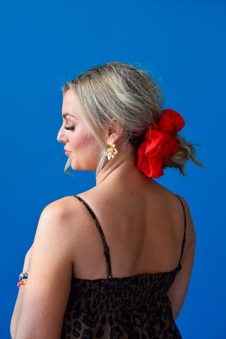Oversized Scrunchie - Red RESTOCK