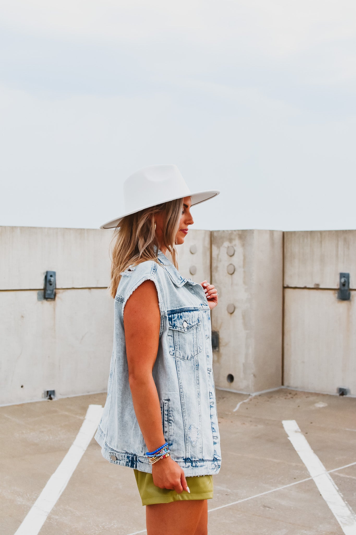 Marley Oversized Denim Vest