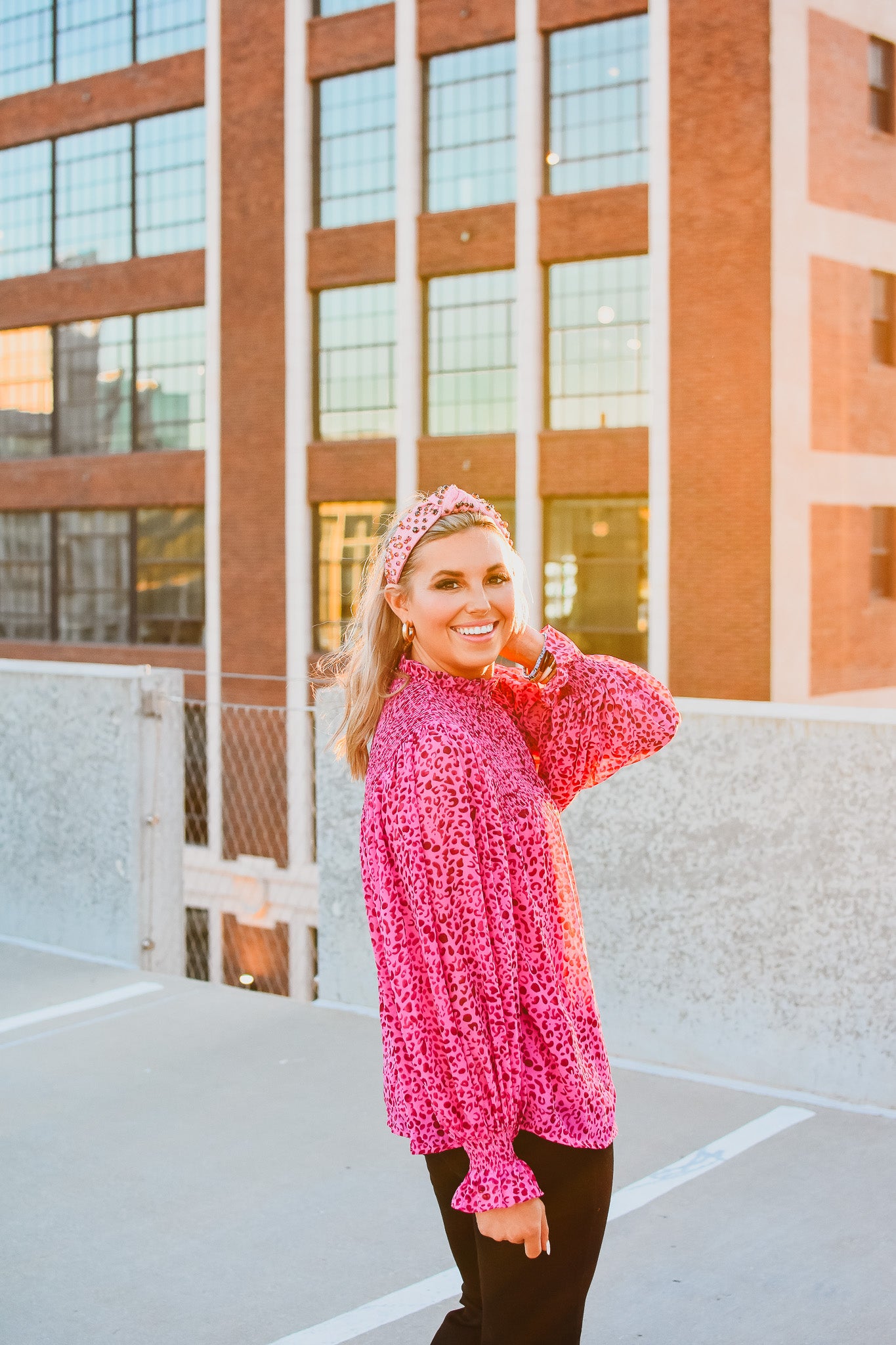 Ebby Leopard Top