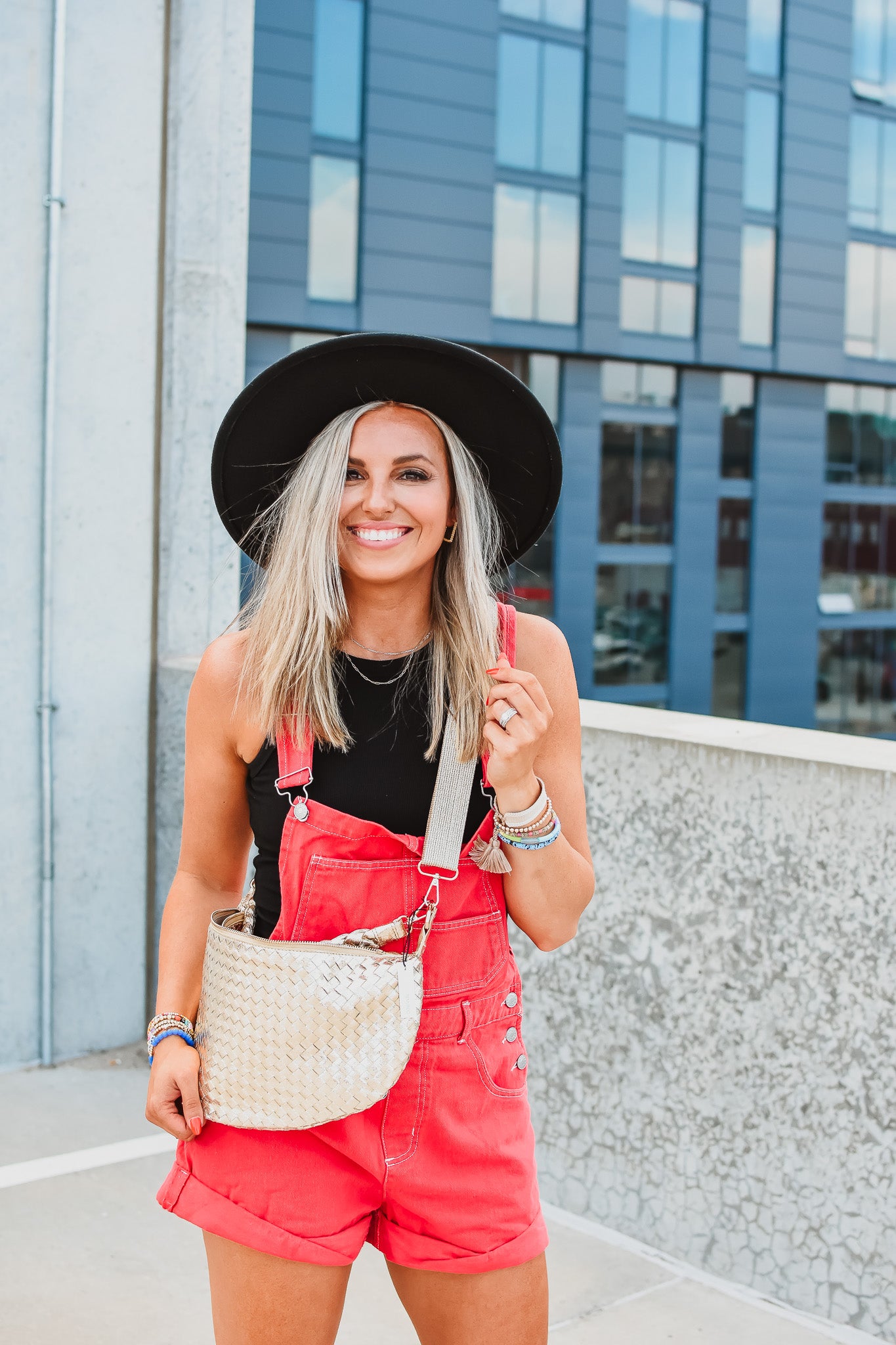 Metallic Market Bum Bag in Gold