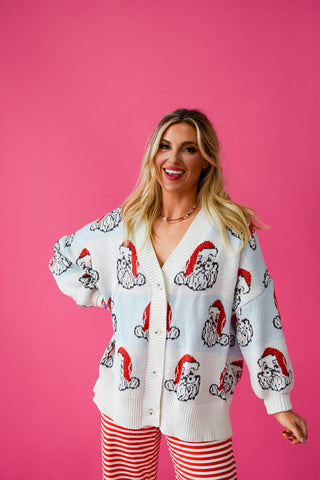 Santa Oversized Cardigan - RESTOCK