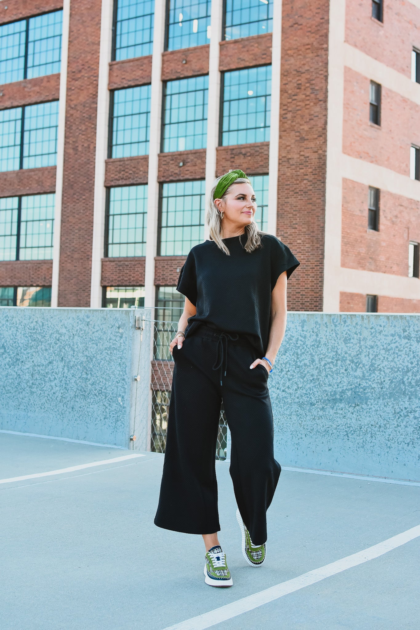 Delanie Bottoms in Black
