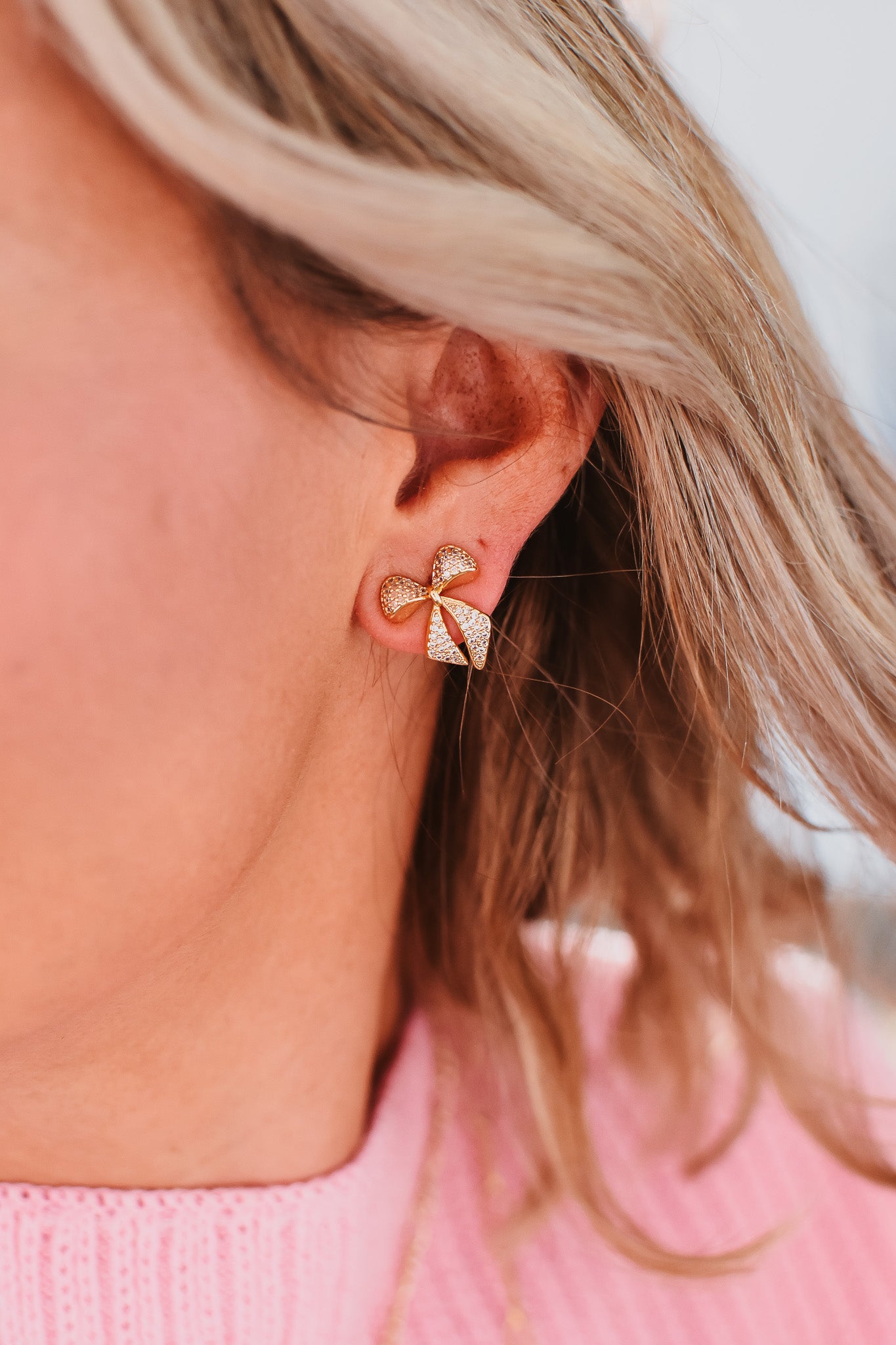 Bow Stud Earrings