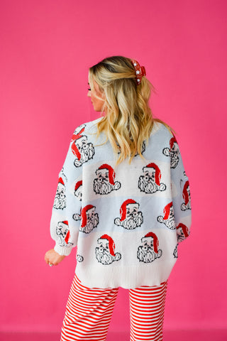 Santa Oversized Cardigan - RESTOCK