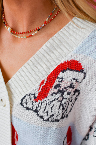 Santa Oversized Cardigan - RESTOCK