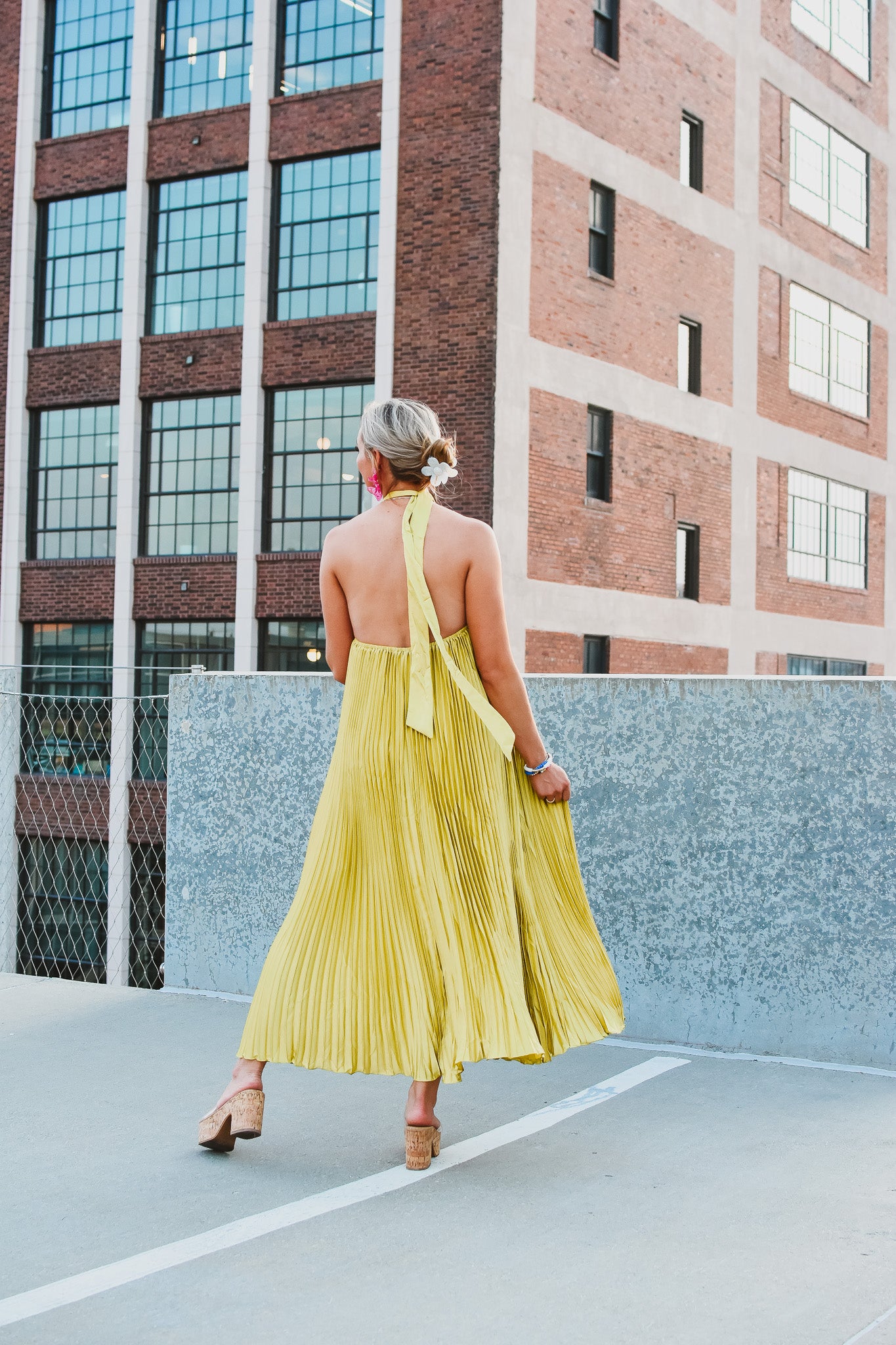 Serena Pleated Maxi Dress