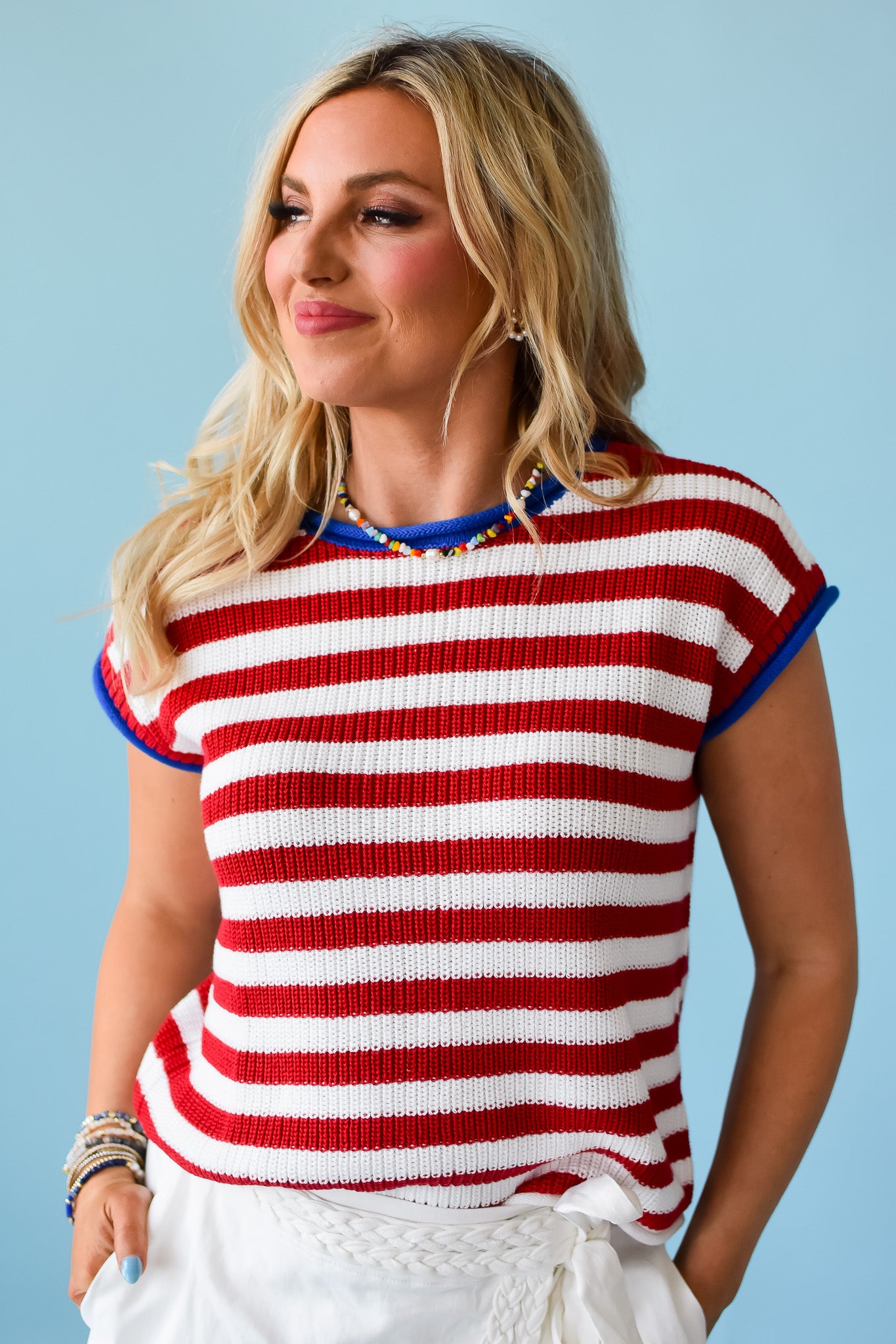 Carter Stripe Knit Sweater