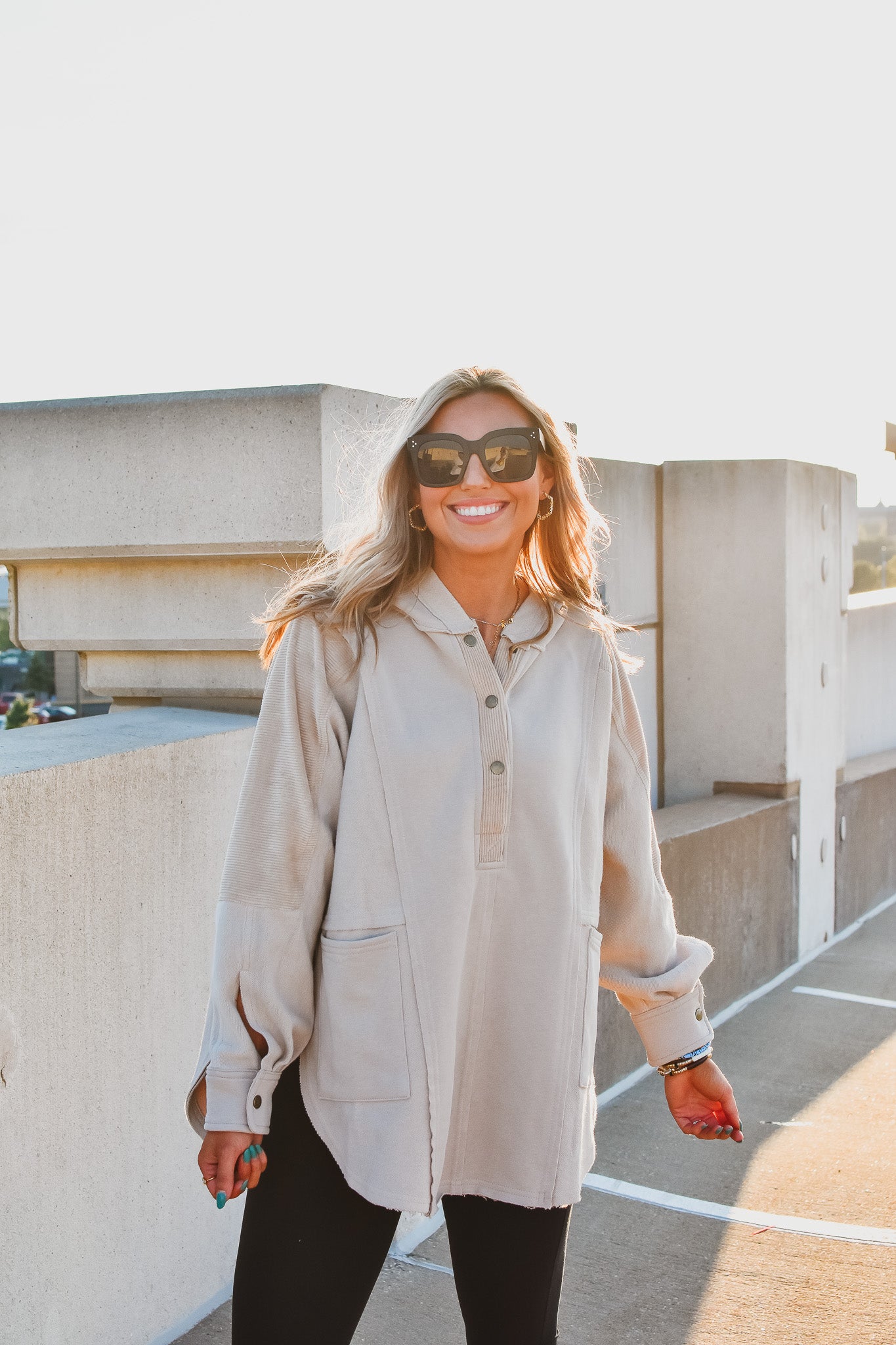 Stone Oversized Pullover
