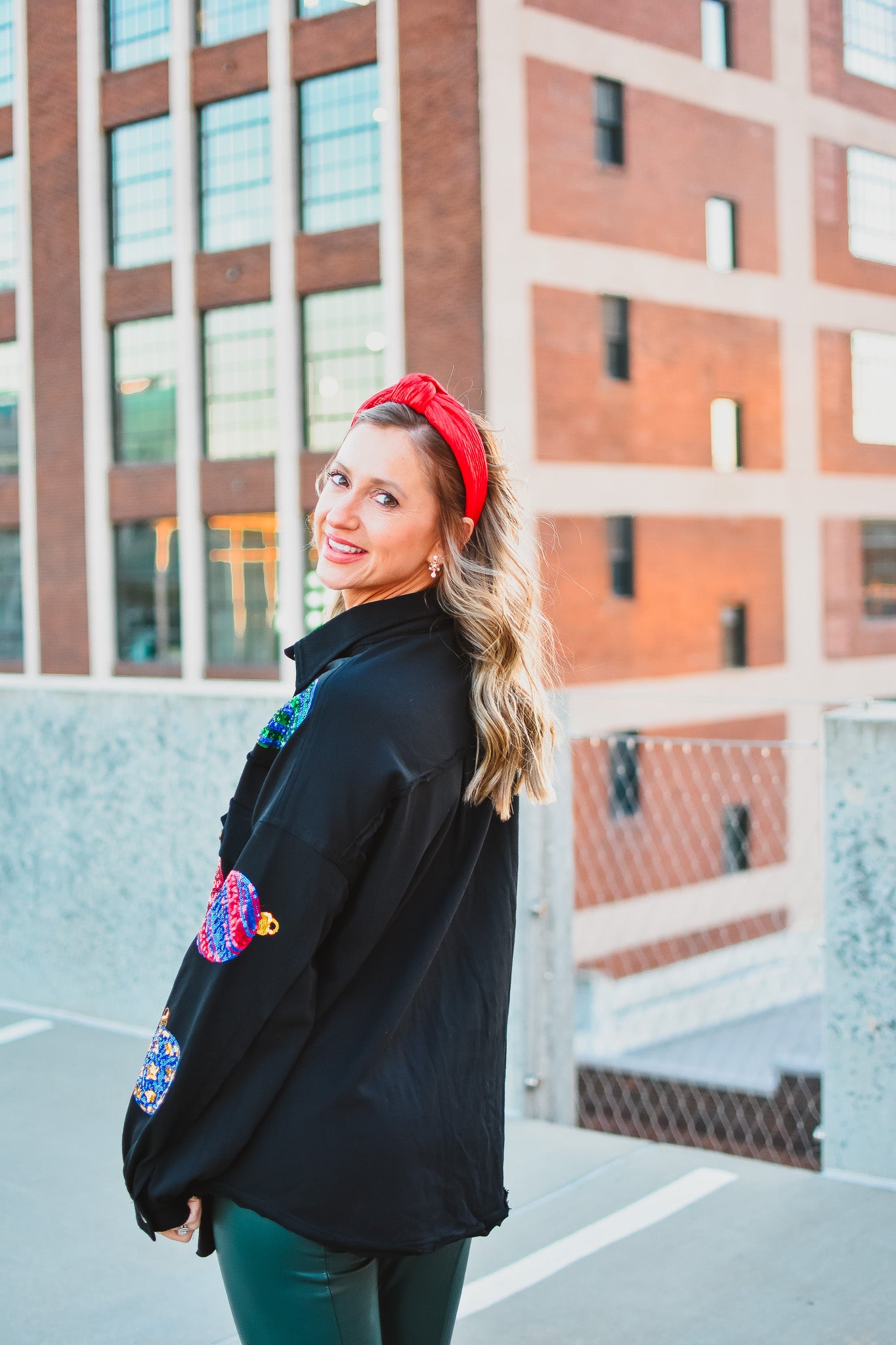 Sequin Ornament Shacket