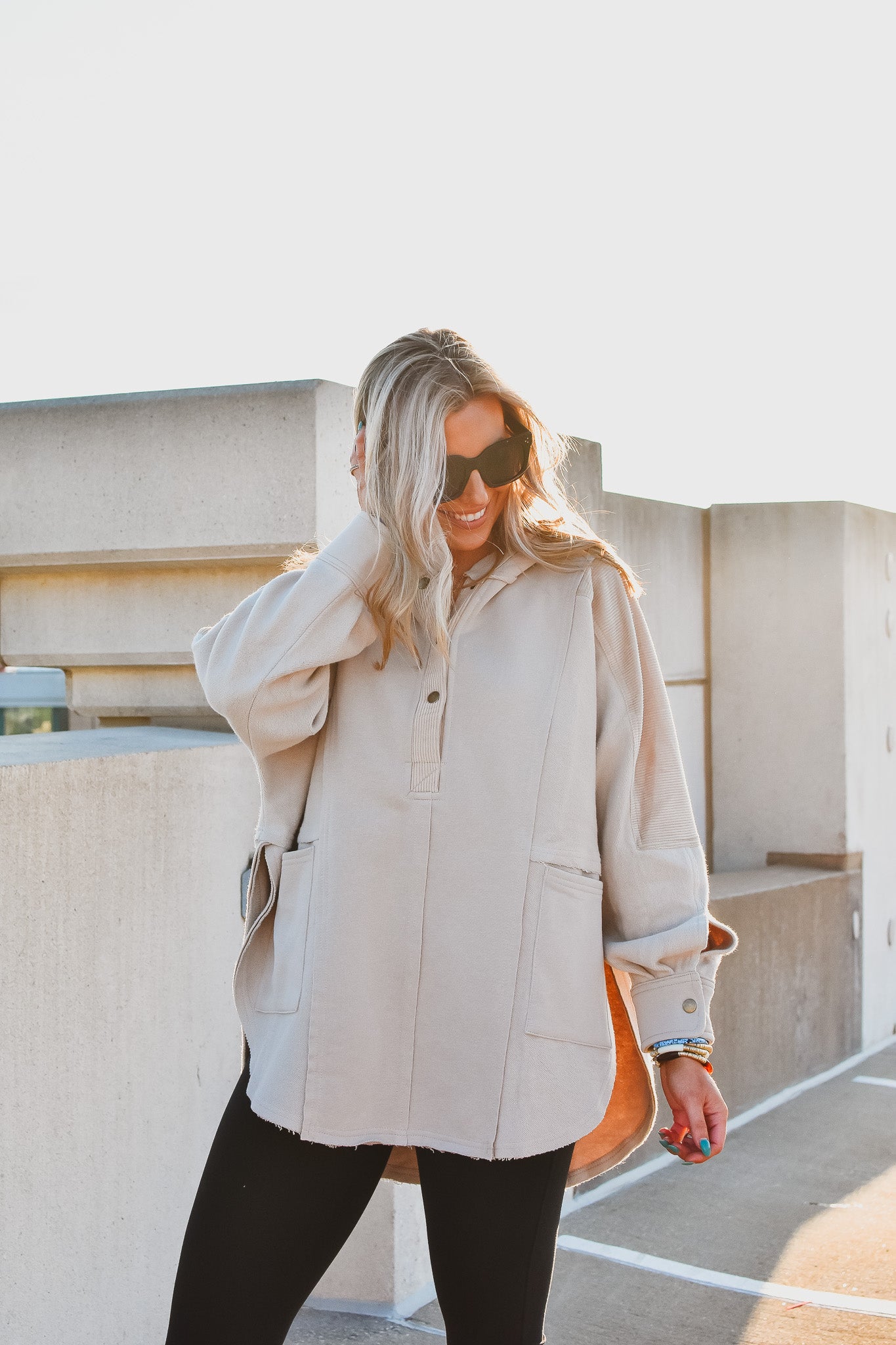 Stone Oversized Pullover