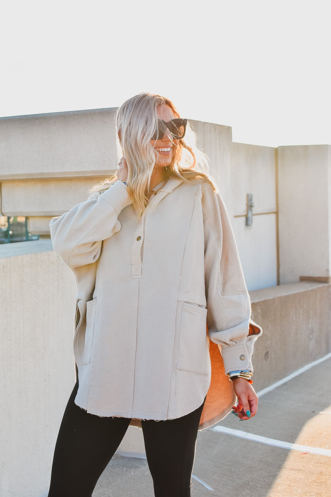 Stone Oversized Pullover