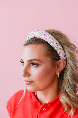 Lexi Headband - Rainbow Tweed