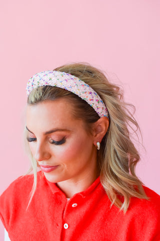 Lexi Headband - Rainbow Tweed
