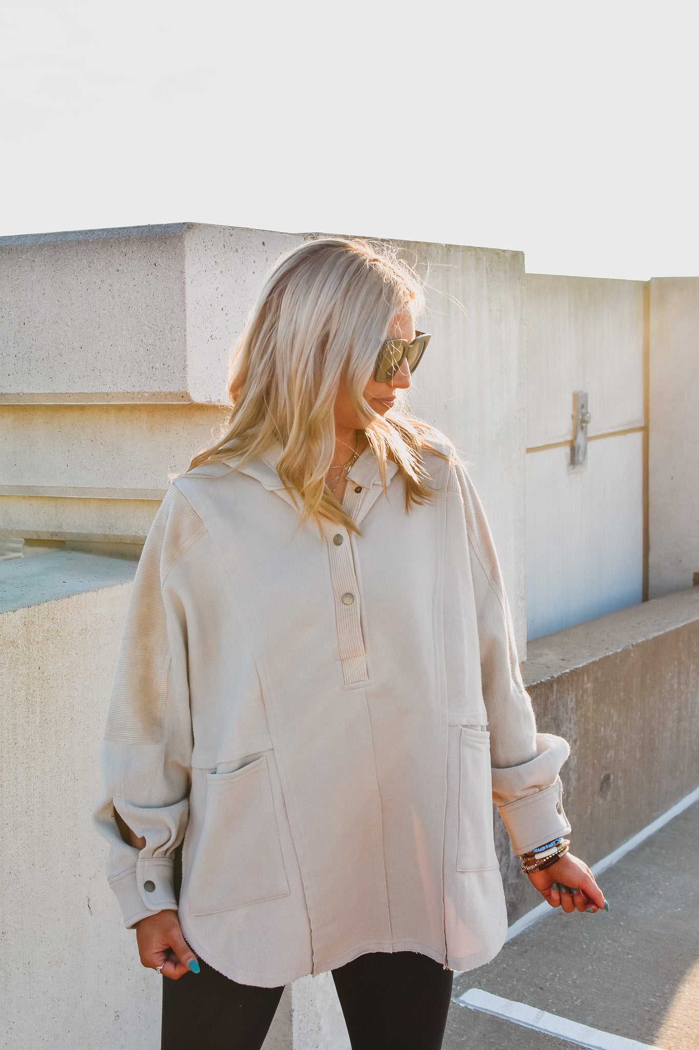 Stone Oversized Pullover