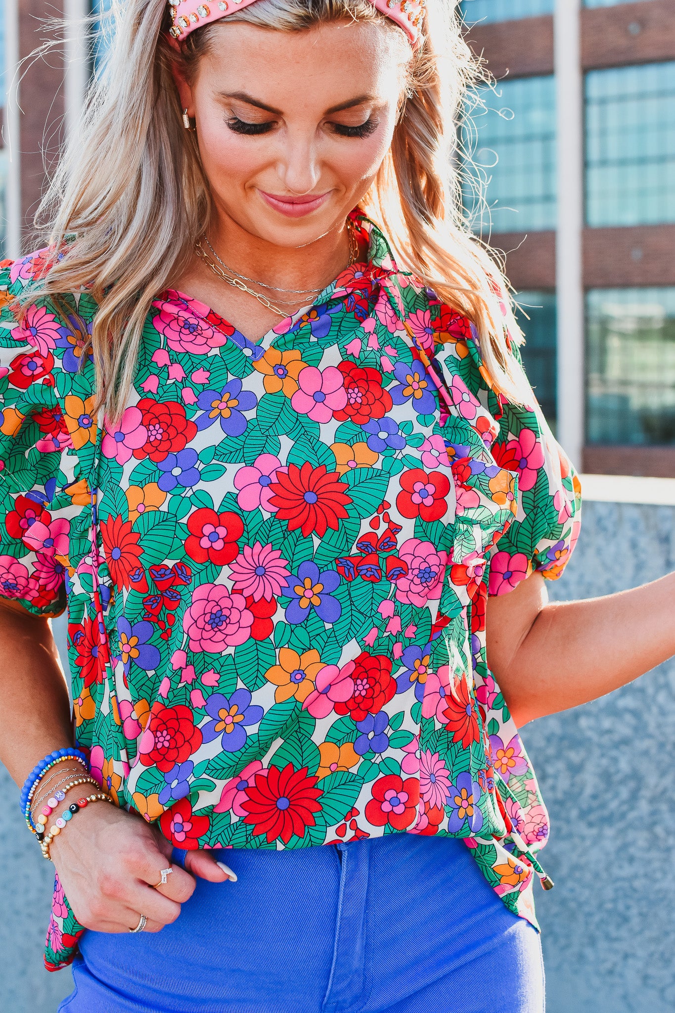 Irving Floral Top