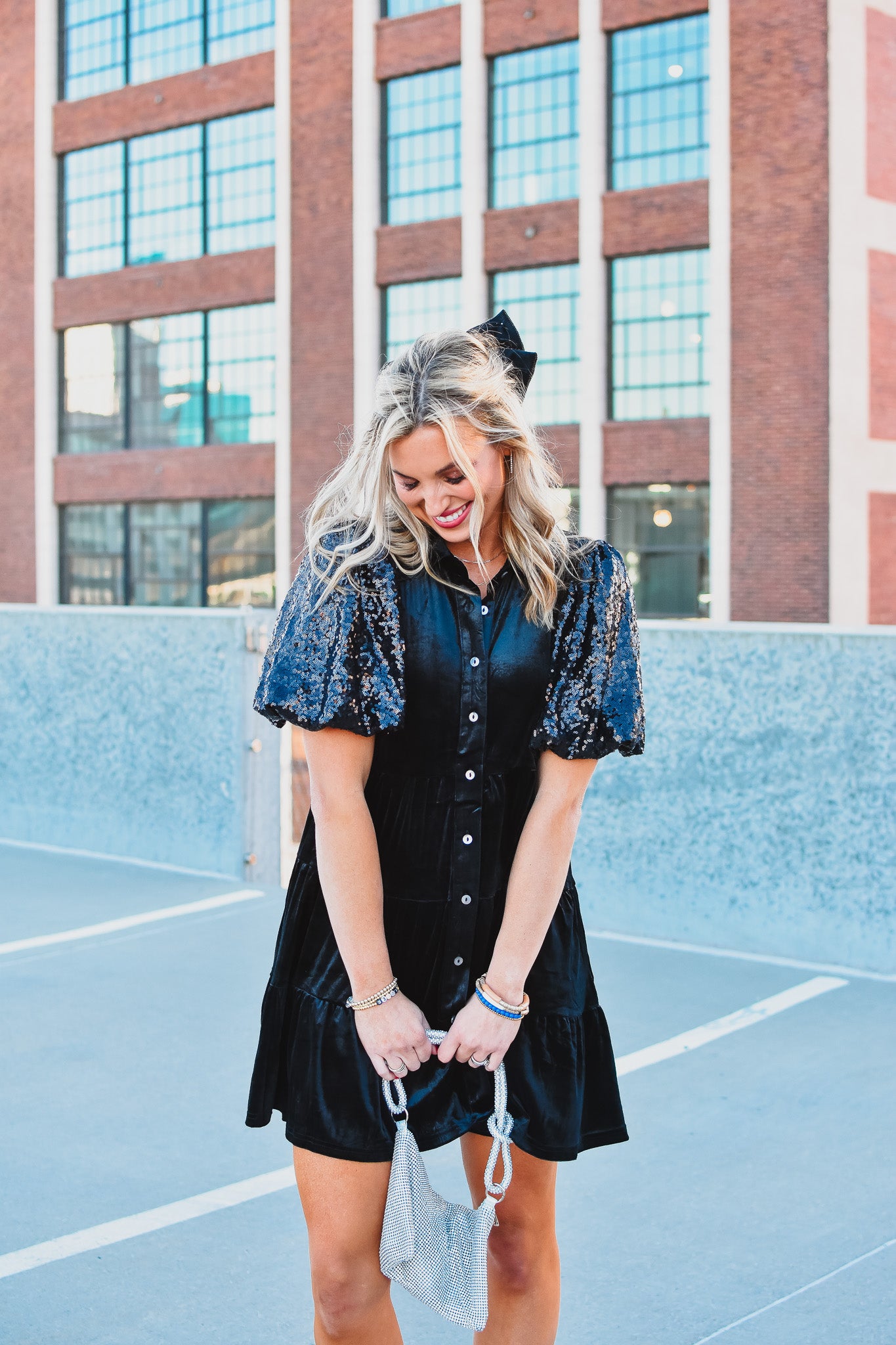 Jolie Velvet Sparkly Dress